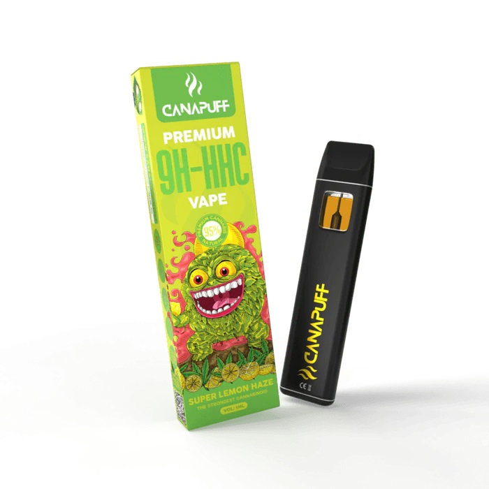 Super Lemon Haze 95% 9H-HHC – Vienreizlietojams vape – CanaPuff – 1 ml