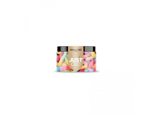 JustCBD Skābie tārpiņi 250–1000 mg CBD mg: 1000