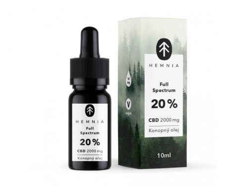 Pilna spektra CBD kaņepju eļļa 20%, 2000 mg, 10 ml