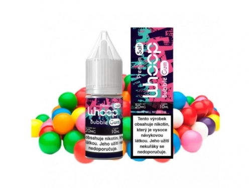 Whoop Bubble Gum 10ml - Soľný liquid Nikotín: 20mg