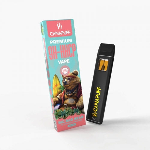 9H-HHCP Vape Big Bad Bear 99% CanaPuff – 1 ml – – Vienreizlietojams