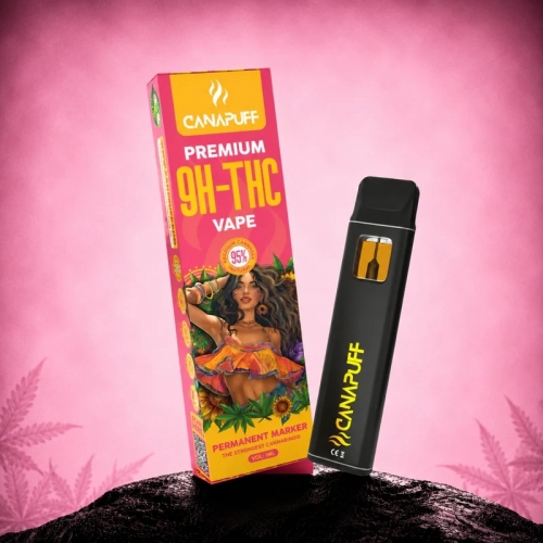 9H-THC pastāvīgais marķieris 95% – vienreizlietojams – CanaPuff – 1 ml