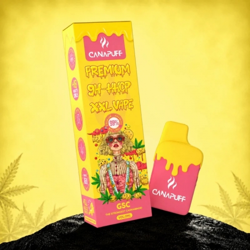 9H-HHCP XXL Vape GSC 99% – Vienreizlietojams – CanaPuff – 2 ml