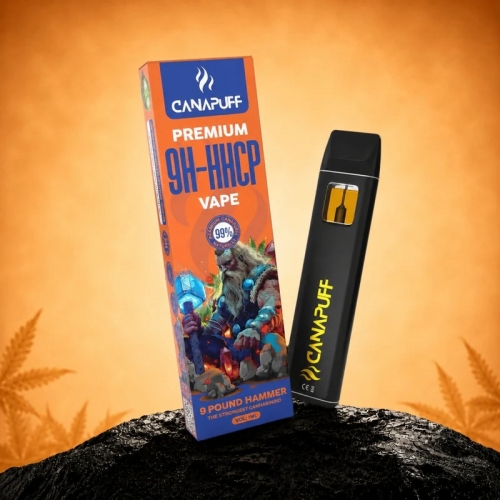 9H-HHCP Vape 9 Pound Hammer 99% – Vienreizlietojamais – CanaPuff – 1 ml