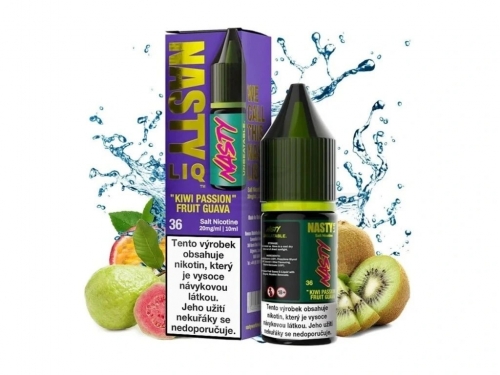 NASTY LIQ Kiwi Pasifloru Augļu Guava 10ml - Sāls šķidrums Nikotīns: 20mg