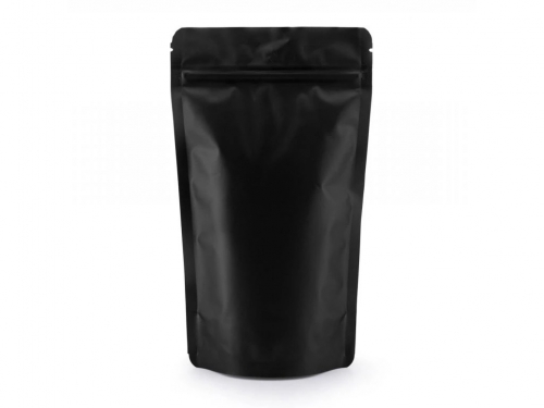 Doypack Zip (maisiņš) | melns matēts | Tilpums: 100 ml (85 x 140)