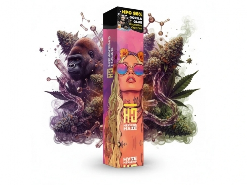 Heavens Haze HPC 98% Gorilla Glue – Jednorazová vape – 1 ml