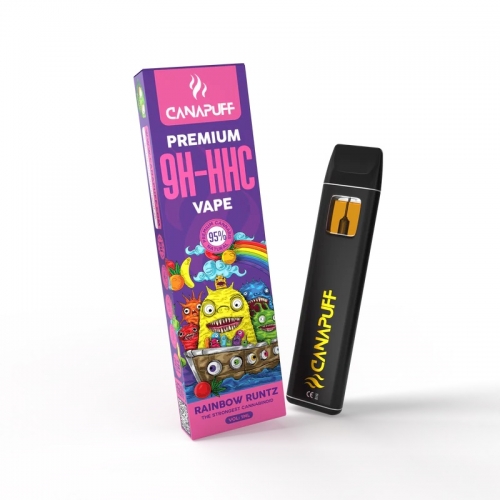 Rainbow Runtz 95% 9H-HHC – Jednorazová vape – CanaPuff – 1 ml