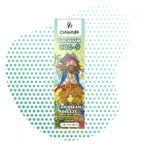 CBG9 Vape Caribbean Breeze 79% 1 ml