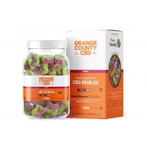Orange County CBD Gummies ķirši, 70 gab., 1600 mg CBD, 525 g